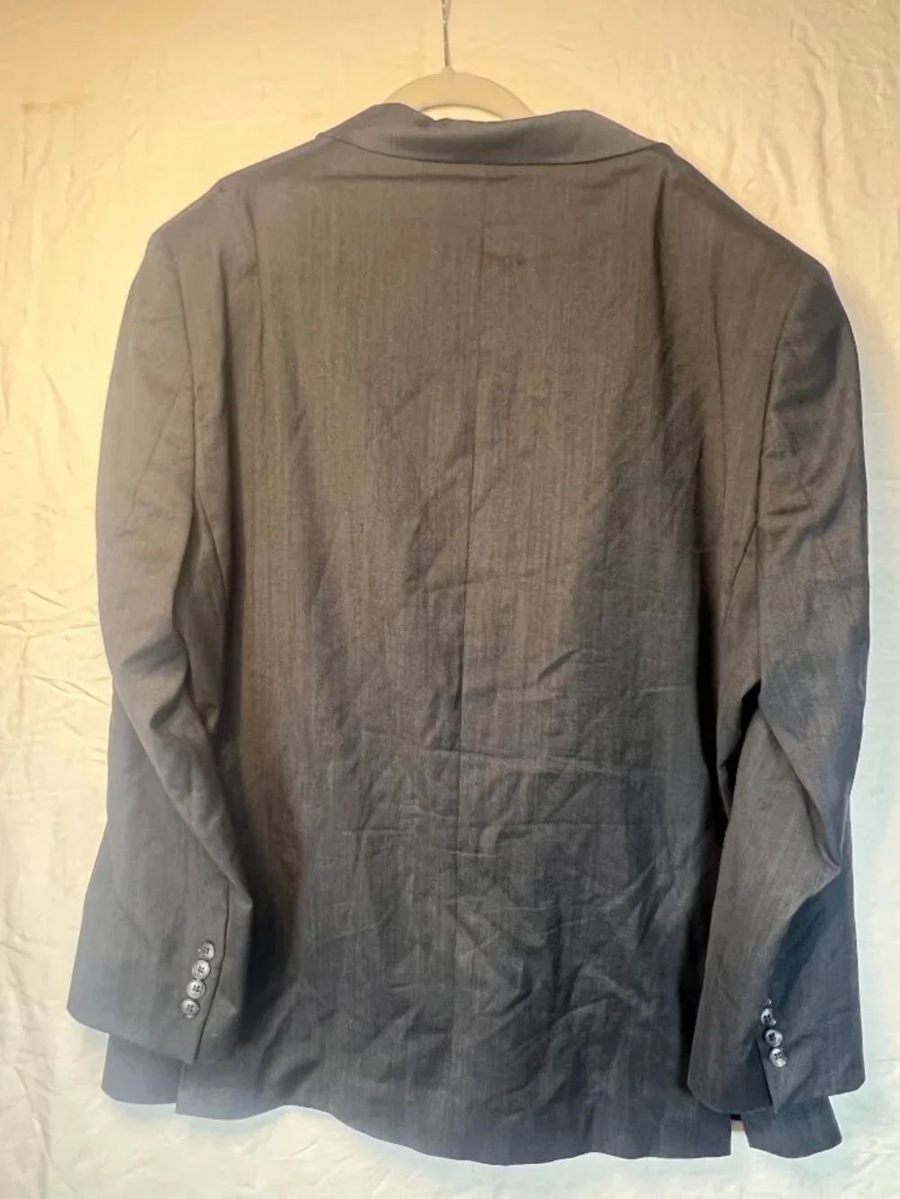 Wool Blend Suit Jacket Jos A Bank Travelers Collection 52R